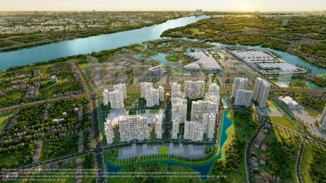 Toàn cảnh dự án The Origami trong lòng đại đô thị Vinhomes Grand Park